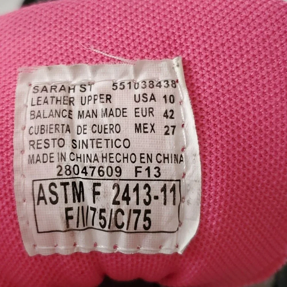 Brahma Women's Sarah Steel Toe Low Work Safety Shoe Gray/Pink Size USA 10 - Picture 10 of 11